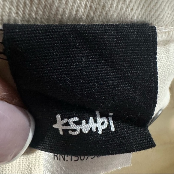 Ksubi Women's Nine 0++ Off White High Rise Ankle Crop Jean. Sz: 28 - Picture 8 of 9